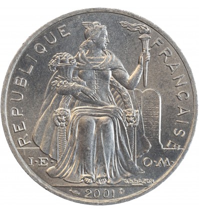 Avers : représentation allégorique de Minerve assise