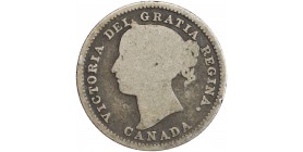 10 Cents Victoria 1885 - Canada Argent