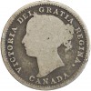 10 Cents Victoria 1885 - Canada Argent