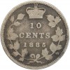10 Cents Victoria - Canada Argent