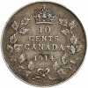 10 Cents Georges V - Canada Argent