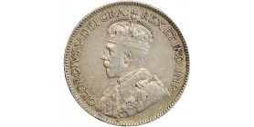 25 Cents 1918 Georges V - Canada Argent
