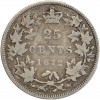 25 Cents Victoria - Canada Argent