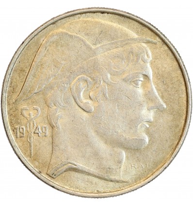 20 Francs Mercure 1949 Légende Flamande - Belgique Argent