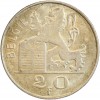 20 Francs Mercure Légende Flamande - Belgique Argent