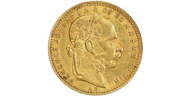 8 Forint - 20 Francs en Or François Joseph Ier - Hongrie