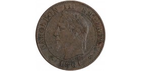 Avers : tête de Napoléon III tête laurée à gauche