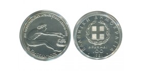 100 Drachmes Jeux Paneuropeens Grèce Argent