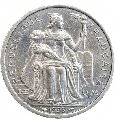 Avers : représentation allégorique de Minerve assise