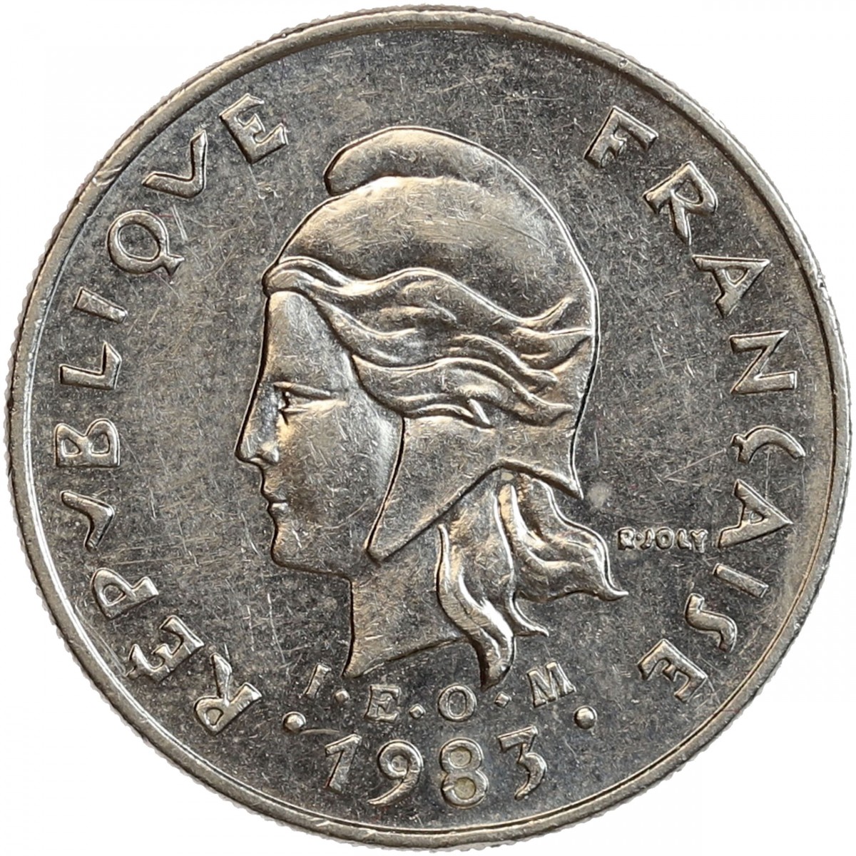 10 Francs Polynésie Colonies