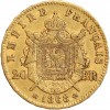 20 Francs Napoléon III Tête Laurée