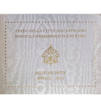 Pièce de 2€ commémorative du Vatican 2013 sur le thème du Siège Vacant