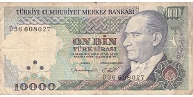 Avers : portrait du président Mustafa Kemal Atatürk