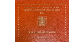 2 Euros Vatican 2016 - Jubilé de la Miséricorde