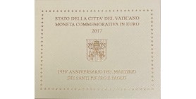 2 Euros Vatican 2017 - Saints Paul et Pierre