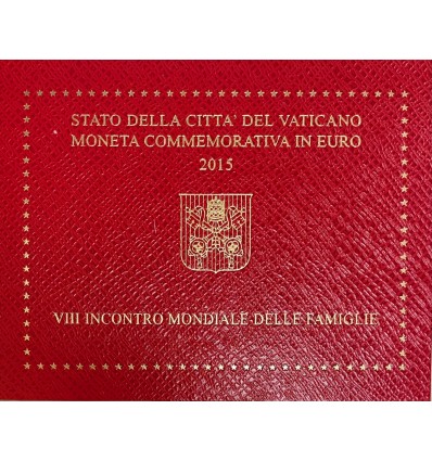 2 Euros Vatican 2015 - Rencontre Mondiale des Familles