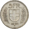 Revers : 5FR // date / B - écu dans une couronne