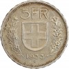 Revers : 5FR // date / B - écu dans une couronne