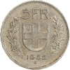 Revers : 5FR // date / B - écu dans une couronne