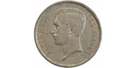 5 Francs Albert Ier - Légende Française - Belgique