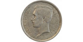 5 Francs Albert Ier - Légende Française - Belgique