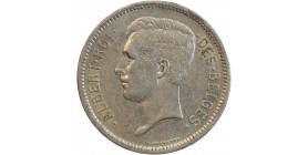 5 Francs Albert Ier - Légende Française - Belgique
