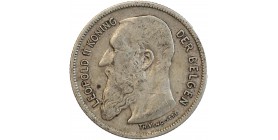 2 Frank Léopold II - Légende Flamande - Belgique Argent