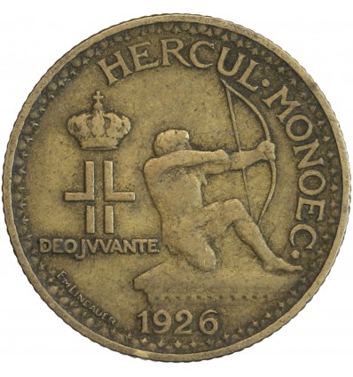 1 Franc émission du Crédit Foncier de Monaco.