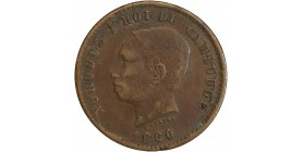 10 Centimes Norodom Ier - Cambodge