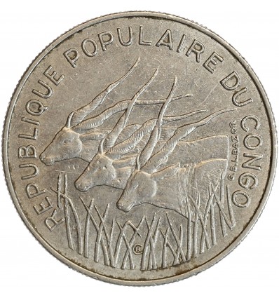 100 Francs Antilopes - Congo - République Démocratique
