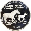 100 Francs - Faune en Danger - Le Zèbre  Djibouti Argent