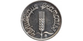 Avers : épi de blé sur tige à deux feuilles asymétriques - légende en lettres cursives
