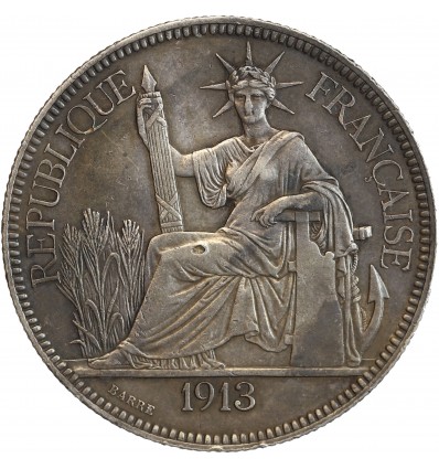 1 Piastre - Indochine Argent