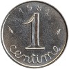 Revers : 1984 / 1 encadré par les différents / centime en lettres cursives