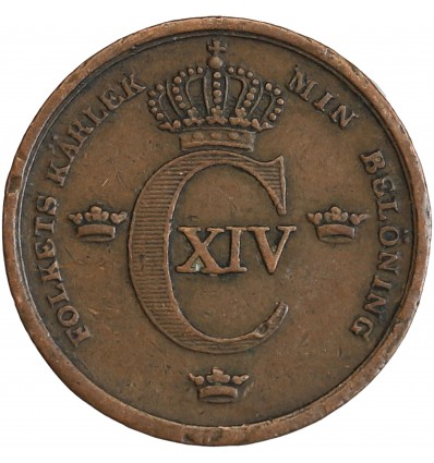 1/3 Skilling Charles XIV - Suède