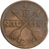 1/2 Skilling Gustave IV Adolphe - Suède