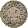 1 Franc Suisse Argent - Confederation