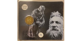 Pièce de 2 euros de la France 2017 commémorant les 100 ans de la disparition du sculpteur Rodin en 2017
