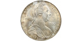 Pièce en argent commémorant le 250ème anniversaire de la naissance de l'imperatrice Marie-Thérèse