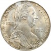 Pièce en argent commémorant le 250ème anniversaire de la naissance de l'imperatrice Marie-Thérèse