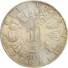 Pièce en argent 900‰ commémorant le 600ème anniversaire de la réunion du tyrol.