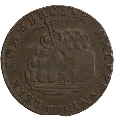 1/2 Penny - Leek Concordia - Grande Bretagne