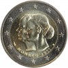Pièce de 2 euros commémorative de Monaco 2011 commémorant le mariage du Prince Albert II et de son épouse la Princesse Charlène.