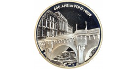Revers : représentation du Pont-Neuf et du Palais Conti, bâtiement abritant la Monnaie de Paris