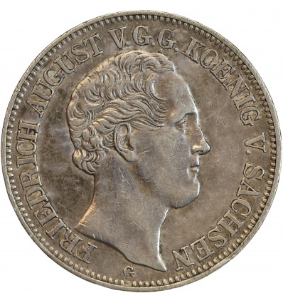 1 Thaler Frederic Auguste II - Allemagne Saxe - Albertine Argent