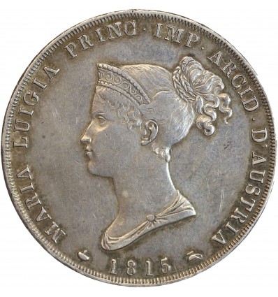 5 Lires Marie Louise - Italie Parme Argent