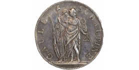5 Francs Gaule Subalpine Italie Argent - Piémont