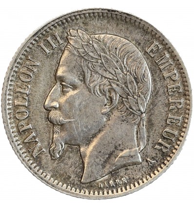 1 franc Napoléon III Tête Laurée