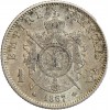 1 franc Napoléon III Tête Laurée