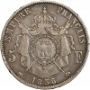 5 Francs Napoléon III Tête Nue